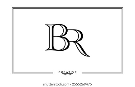 BR, RB, B, R, Abstract Letters Logo Monogram