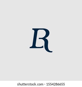 BR or RB letter designs for logo and icons