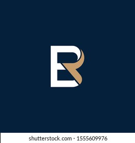 BR or RB letter designs for logo and icons