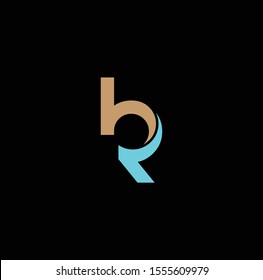 BR or RB letter designs for logo and icons