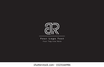 BR or RB letter logo. Unique attractive creative modern initial BR RB B R initial based letter icon logo