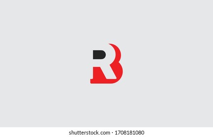 BR or RB letter logo. Unique attractive creative modern initial BR RB B R initial based letter icon logo
