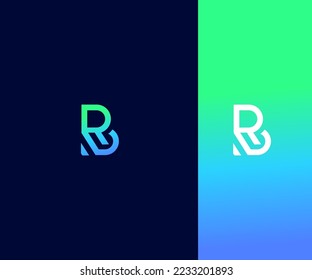 BR, RB Letter Logo Vector Template Abstract Monogram Symbol . Usable for Business sport, technology, fashion, digital And future creative logo