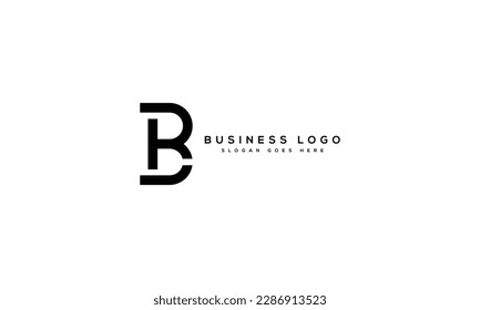 Marca de letra BR o RB Modelo de diseño del logotipo del vector abstracto - Diseño de iconos BR o RB