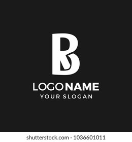 BR or RB logo template.