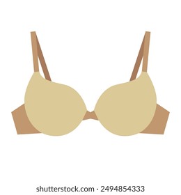 bra brassiere flat vector illustration logo icon clipart