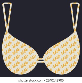 Bra design vector for women