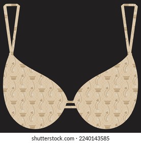 Bra design vector for women