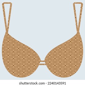 Bra design vector for women