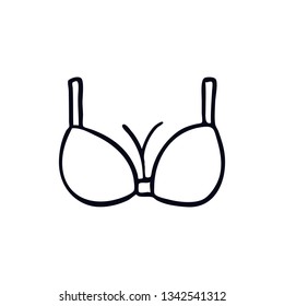 bra doodle icon