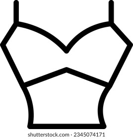 Bra Female Lady Outline Icon