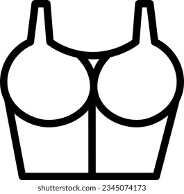 Bra Female Lady Outline Icon