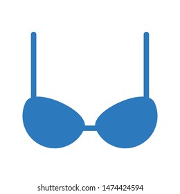 bra glyph colour vector icon