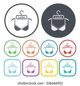 Bra icon. 
