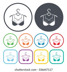 Bra icon. 