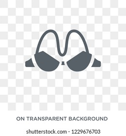 Bra icon. Bra design concept from  collection. Simple element vector illustration on transparent background.