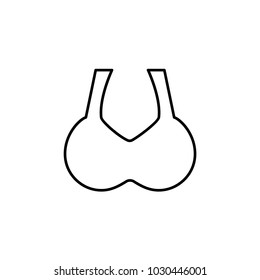 bra icon. Element of clothes icon. Premium quality graphic design. Signs,  symbols collection icon for websites, web design, mobile app on white background