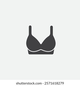 Bra icon flat vector design