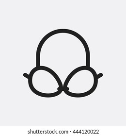 Bra icon illustration isolated vector sign symbol