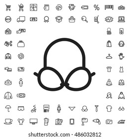 Bra icon illustration isolated vector sign symbol