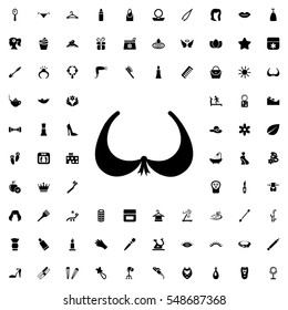 bra icon illustration isolated vector