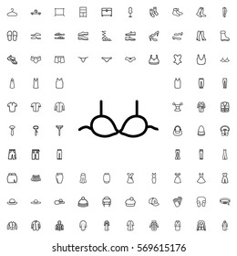 bra icon illustration isolated vector sign symbol