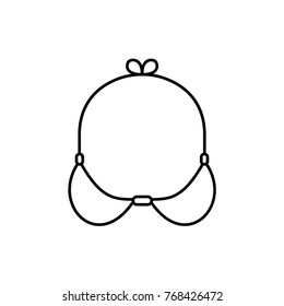 bra icon illustration isolated vector