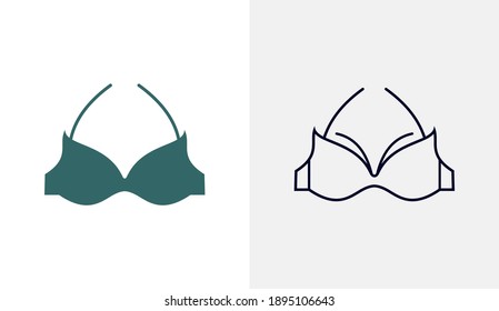 Diseño vectorial del logotipo del icono de la barra, Conceptos del icono de la moda, Diseño creativo