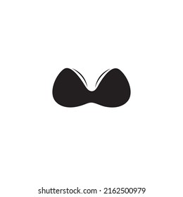 Bra icon logo free vector design
