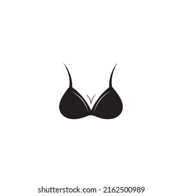 Bra icon logo free vector design
