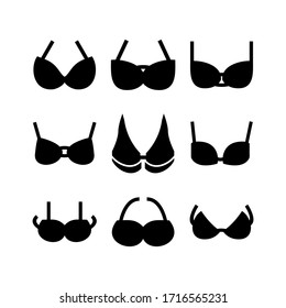 bra icon or logo isolated sign symbol vector illustration - Collection of high quality black style vector icons
