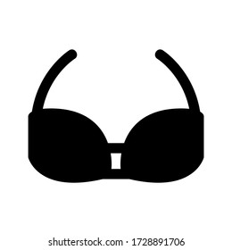 bra icon or logo isolated sign symbol vector illustration - high quality black style vector icons
