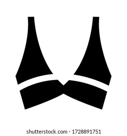 bra icon or logo isolated sign symbol vector illustration - high quality black style vector icons
