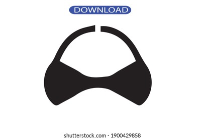 bra icon or logo isolated sign symbol vector illustration - high quality black style vector icons.