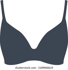 Bra icon on white background