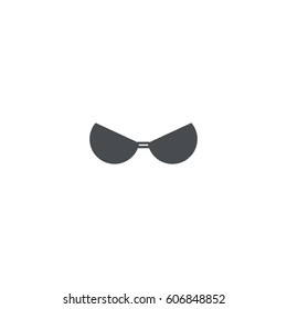 bra icon. sign design