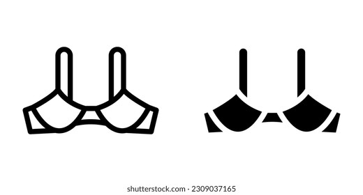 Bra icon. sign for mobile concept and web design. vector illustration