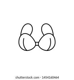 bra icon. Simple thin line, outline illustration of Beauty icons for UI and UX, website or mobile application