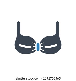 Bra icon (Simple vector illustration)