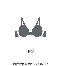 Bra icon. Trendy Bra logo concept on white background from Clothes collection. Suitable for use on web apps, mobile apps and print media.
