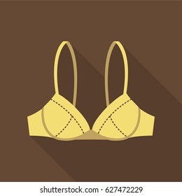 Bra icon of vector illustration for web and mobile