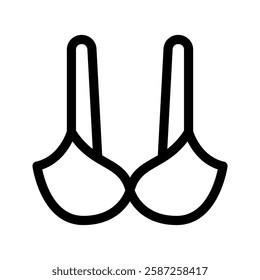 Bra Icon Vector Symbol Design Illustration