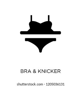 Bra & Knicker icon. Bra & Knicker symbol design from Clothes collection. Simple element vector illustration on white background.