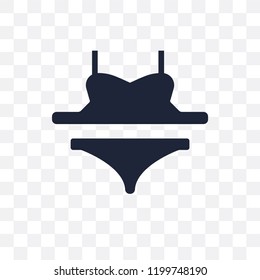 Bra & Knicker transparent icon. Bra & Knicker symbol design from Clothes collection. Simple element vector illustration on transparent background.
