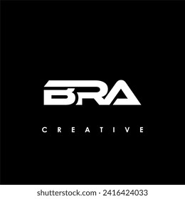 BRA Letter Initial Logo Design Template Vector Illustration