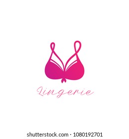bra, lingerie vector logo