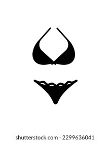 bra and pantie icon, vector best flat icon.