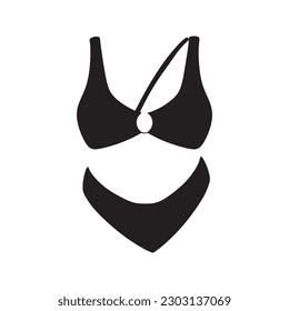 BH und Pantie Symbol, Vektorbeste flache Symbol.