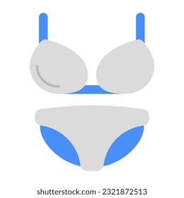 Bra with pentie, icon of ladies undergarments 