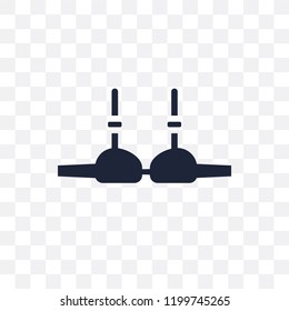 Bra transparent icon. Bra symbol design from Clothes collection. Simple element vector illustration on transparent background.